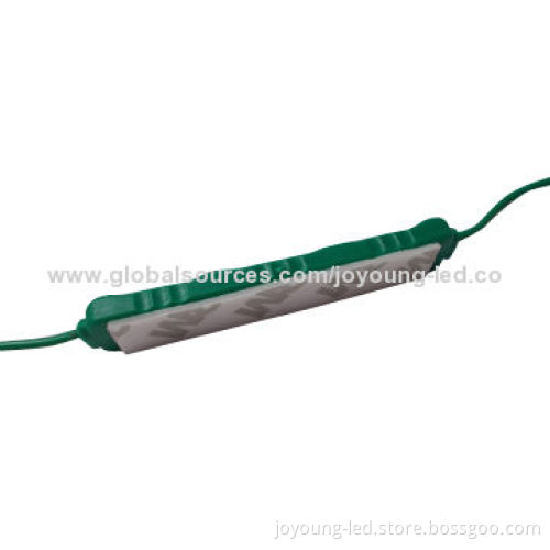 3-piece Water-resistant 5050 Injected LED Module Lights with PC Cover, 18-20lm, 12V, IP67